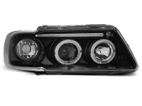 Headlights Angel Eyes Black Fits Audi A3 8l 08.96-08.00 Headlights Angel Eyes Black Fits Audi A3 8l 08.96-08.00