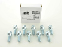 Wheel bolts Set (8 pieces), M12 x 1,25 42mm domed silver Wheel bolts Set (8 pieces), M12 x 1,25 42mm domed silver