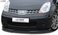 RDX Front Spoiler VARIO-X NISSAN Note (E11) 2005-2009 RDX Front Spoiler VARIO-X NISSAN Note (E11) 2005-2009
