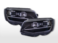 Halogen headlight set VW T6 year 16-19 black Halogen headlight set VW T6 year 16-19 black