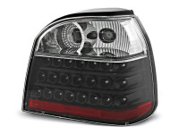 Led Tail Lights Black Fits Vw Golf 3 09.91-08.97 Led Tail Lights Black Fits Vw Golf 3 09.91-08.97