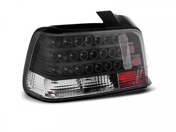Led Tail Lights Black Fits Bmw E36 12.90-08.99 Sedan