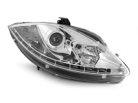 Headlights Daylight Chrome Fits Seat Leon Altea Toledo 06.05-09 Headlights Daylight Chrome Fits Seat Leon Altea Toledo 06.05-09