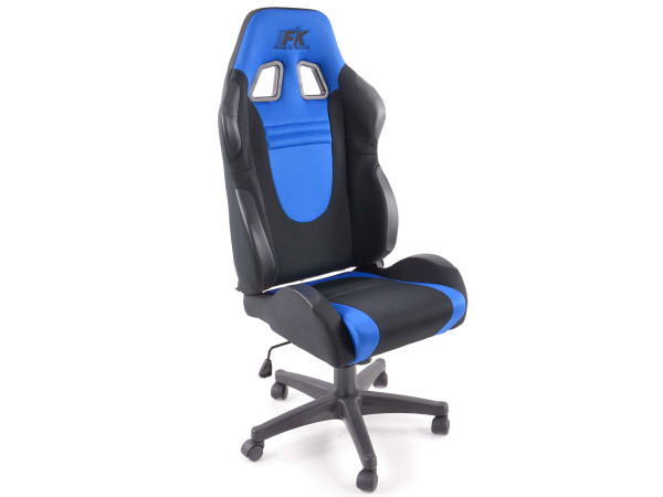 Office Chair Racecar black/blue