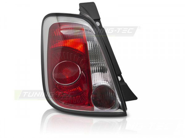 Tail Light Left Side Tyc Fits Fiat 500 07-15