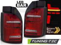 Led Bar Tail Lights Red White Seq Fits Vw T6.1 20- Oem Bulb Led Bar Tail Lights Red White Seq Fits Vw T6.1 20- Oem Bulb