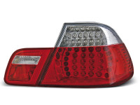 LED Tail Lights Red White fits BMW E46 Coupe 1999-2003 LED Tail Lights Red White fits BMW E46 Coupe 1999-2003