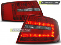 Led Tail Lights Red White Fits Audi A6 C6 Sedan 04.04-08 Led Tail Lights Red White Fits Audi A6 C6 Sedan 04.04-08