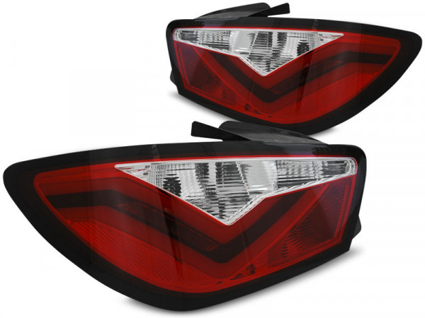 Led Bar Tail Lights Red Whie Fits Seat Ibiza 6j 3d 06.08-12