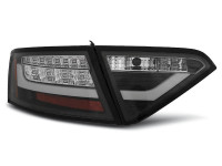 Led Bar Tail Lights Black Fits Audi A5 07-06.11 Led Bar Tail Lights Black Fits Audi A5 07-06.11