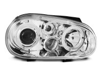 Vw Golf 4 09.97-09.03 Angel Eyes Chrome Vw Golf 4 09.97-09.03 Angel Eyes Chrome