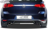 RDX rear bumper extension VW Golf 7 "GTI-Look" center part RDX rear bumper extension VW Golf 7 "GTI-Look" center part