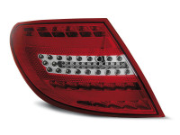 Led Bar Tail Lights Red Whie Fits Mercedes C-klasa W204 Sedan 07-10 Led Bar Tail Lights Red Whie Fits Mercedes C-klasa W204 Sedan 07-10