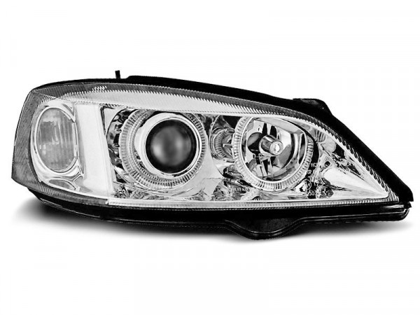 Opel Astra G 09.97-02.04 Angel Eyes Chrome