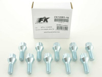 Wheel bolts Set (10 pieces), M12 x 1,25 42mm domed silver Wheel bolts Set (10 pieces), M12 x 1,25 42mm domed silver