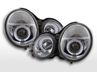 Headlight Mercedes E-Classe type W210 Yr. 97-01 chrome RHD Headlight Mercedes E-Classe type W210 Yr. 97-01 chrome RHD