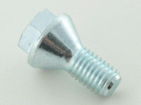 Wheel bolt, M12 x 1,75 26mm short head silver Wheel bolt, M12 x 1,75 26mm short head silver