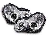 headlight Mercedes C-Classe type W203 Yr. 00-07 chrome headlight Mercedes C-Classe type W203 Yr. 00-07 chrome