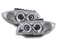 Headlight set fits BMW 1-Series E87 E81 04- chrome Headlight set fits BMW 1-Series E87 E81 04- chrome