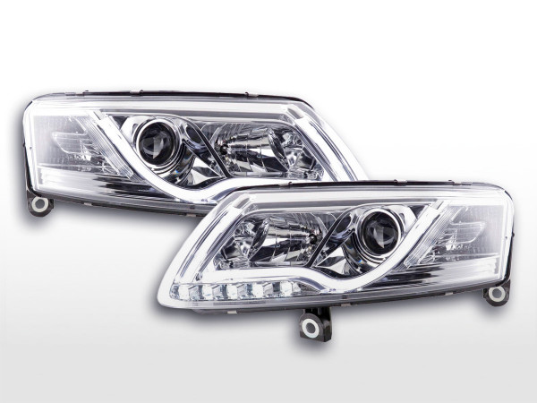 Daylight headlight LED daytime running lights Audi A6 type 4F 04-08 chrome