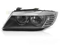 Headlight Black Left Side fits BMW E90 E91 LCI 09-11 Headlight Black Left Side fits BMW E90 E91 LCI 09-11