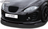 RDX Front Spoiler VARIO-X SEAT Leon 1P Facelift 2009+ with SEAT Aerodynamik-Kit RDX Front Spoiler VARIO-X SEAT Leon 1P Facelift 2009+ with SEAT Aerodynamik-Kit
