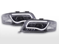 Daylight headlight Set Audi A6 type 4B Yr. 01-04 black RHD Daylight headlight Set Audi A6 type 4B Yr. 01-04 black RHD