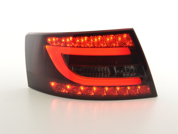 Taillights LED Audi A6 saloon (4F) Yr. 04-08 red/black