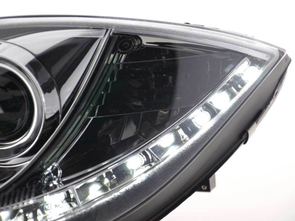 Daytime running lights headlight Daylight Seat Leon 1P Yr. 09- chrome