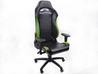 FK sport setat office chair gaming seat Liverpool black/green swivel chair revolving chair FK sport setat office chair gaming seat Liverpool black/green swivel chair revolving chair