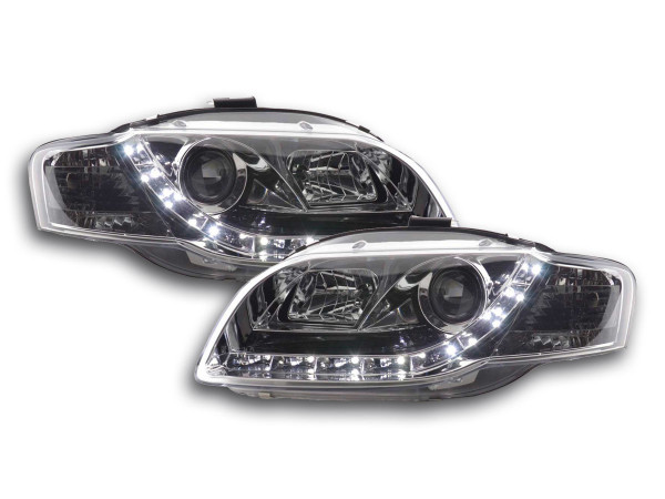 Daylight headlight Audi A4 type 8E Yr. 05-07 chrome