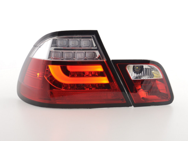 Taillights LED BMW serie 3 E46 Coupe Yr. 03-07 red/clear