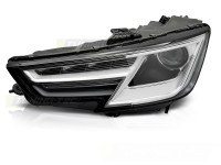 Xenon Headlight Black Left Side Tyc Fits Audi A4 B9 15-19 Xenon Headlight Black Left Side Tyc Fits Audi A4 B9 15-19