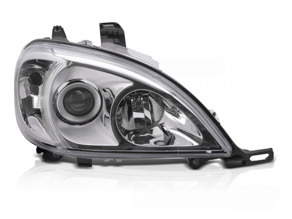 Headlights Chrome Right Side Fits Mercedes W163 01-05