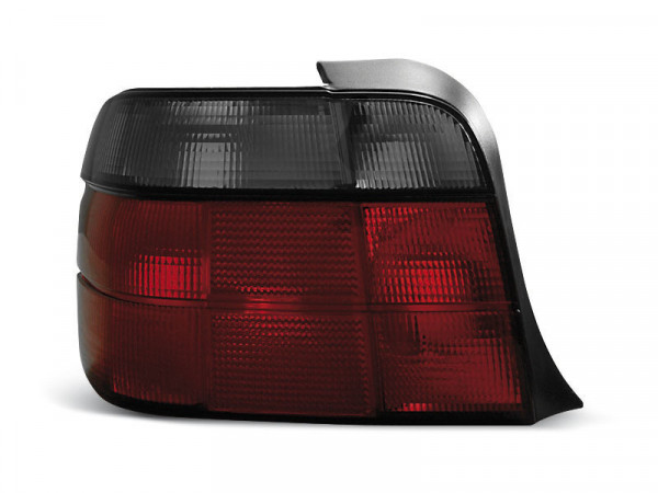 Tail Lights Red Smoke Fits Bmw E36 12.90-08.99 Compact