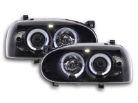 headlight VW Golf 3 type 1HXO 1 EXO Yr. 91-97 black headlight VW Golf 3 type 1HXO 1 EXO Yr. 91-97 black