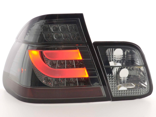 Led Taillights BMW serie 3 E46 saloon Yr. 02-05 black