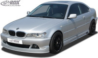 RDX front spoiler fits BMW 3-series E46 Coupe / Convertible 2003+ RDX front spoiler fits BMW 3-series E46 Coupe / Convertible 2003+