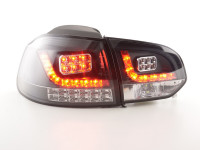 Led Taillights VW Golf 6 type 1K Yr. 2008-2012 black with Led indicator Led Taillights VW Golf 6 type 1K Yr. 2008-2012 black with Led indicator