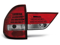 LED Tail Lights Red White fits BMW X3 E83 2004-2006 LED Tail Lights Red White fits BMW X3 E83 2004-2006