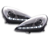 Daytime running lights headlight Daylight Mercedes SLK R171 black Daytime running lights headlight Daylight Mercedes SLK R171 black