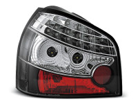 Led Tail Lights Black Fits Audi A3 08.96-08.00 Led Tail Lights Black Fits Audi A3 08.96-08.00