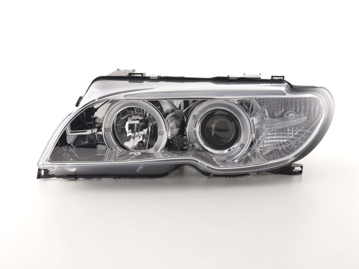 headlight BMW serie 3 E46 Coupe Yr. 0305 chrome Headlights Lights