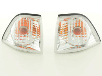 Front indicator set chrome fits BMW 3-Series Coupe/Convertible E36 91–98 Front indicator set chrome fits BMW 3-Series Coupe/Convertible E36 91–98