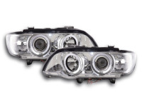 Headlight set fits BMW X5 E53 98-02 chrome Headlight set fits BMW X5 E53 98-02 chrome