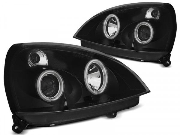 Renault Clio Ii 06.01-09.05 Angel Eyes Ccfl Black