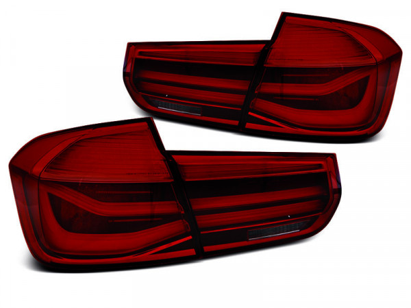 Led Bar Tail Lights Red Fits Bmw F30 11-15