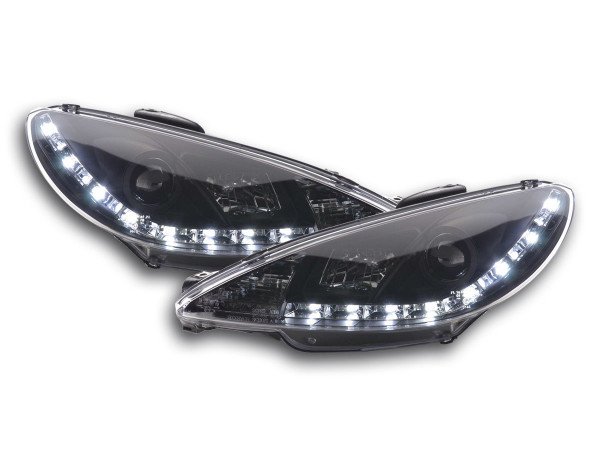 DRL Daylight headlight Peugeot 206 type S16 Yr. 98- black