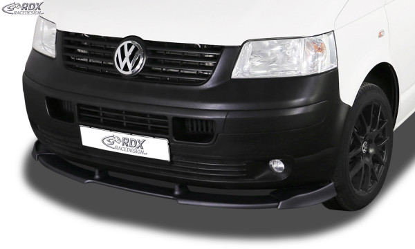 RDX Front Spoiler VARIO-X VW T5 -2009 (for unpainted bumper, like Transporter, …)