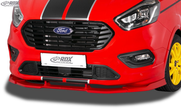 RDX Front Spoiler VARIO-X for FORD Transit Custom / Tourneo Custom ST-Line 2018+ Front Lip Splitter